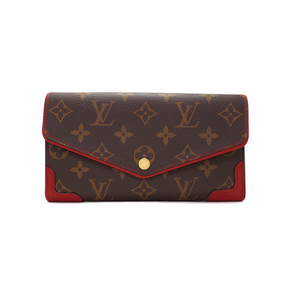 Louis Vuitton Monogram Retiro Long Wallet Portefeuille Sarah Bifold - Picture 1 of 5